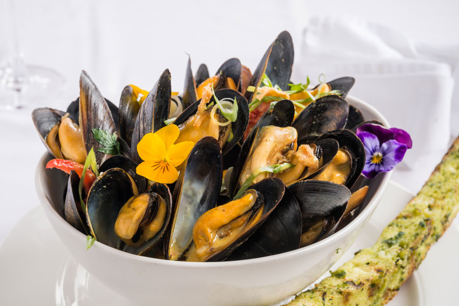 Chef Chris Colburn Dalvay by the Sea Best of Sea Mussels